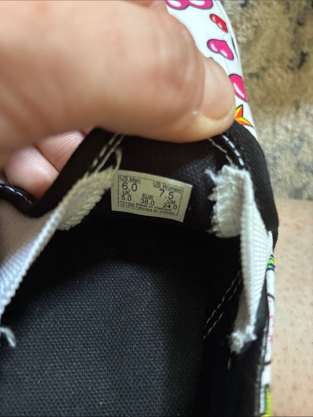 Vans Slip on Tattoo - Picture 4 of 5